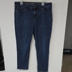 Chico's Dark Blue Skinny Jeans